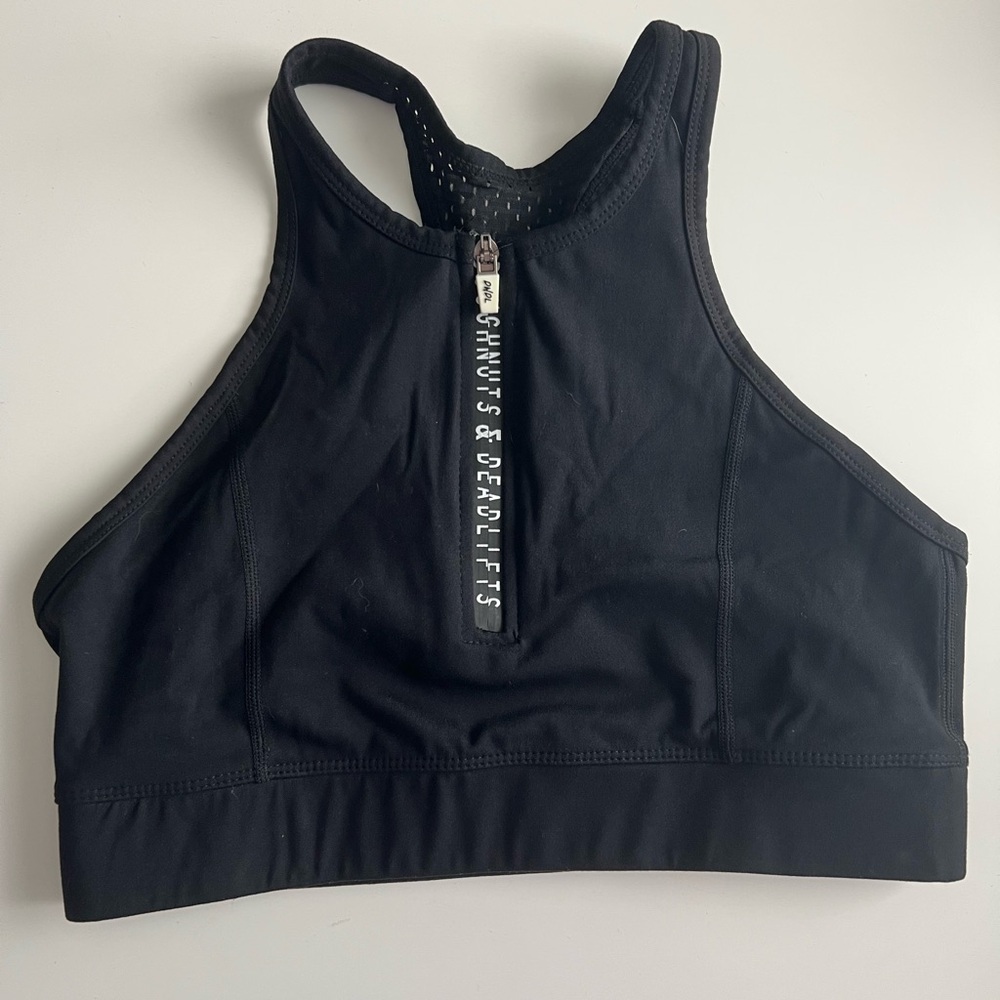 Doughnuts & Deadlift Sports Bra (Large)